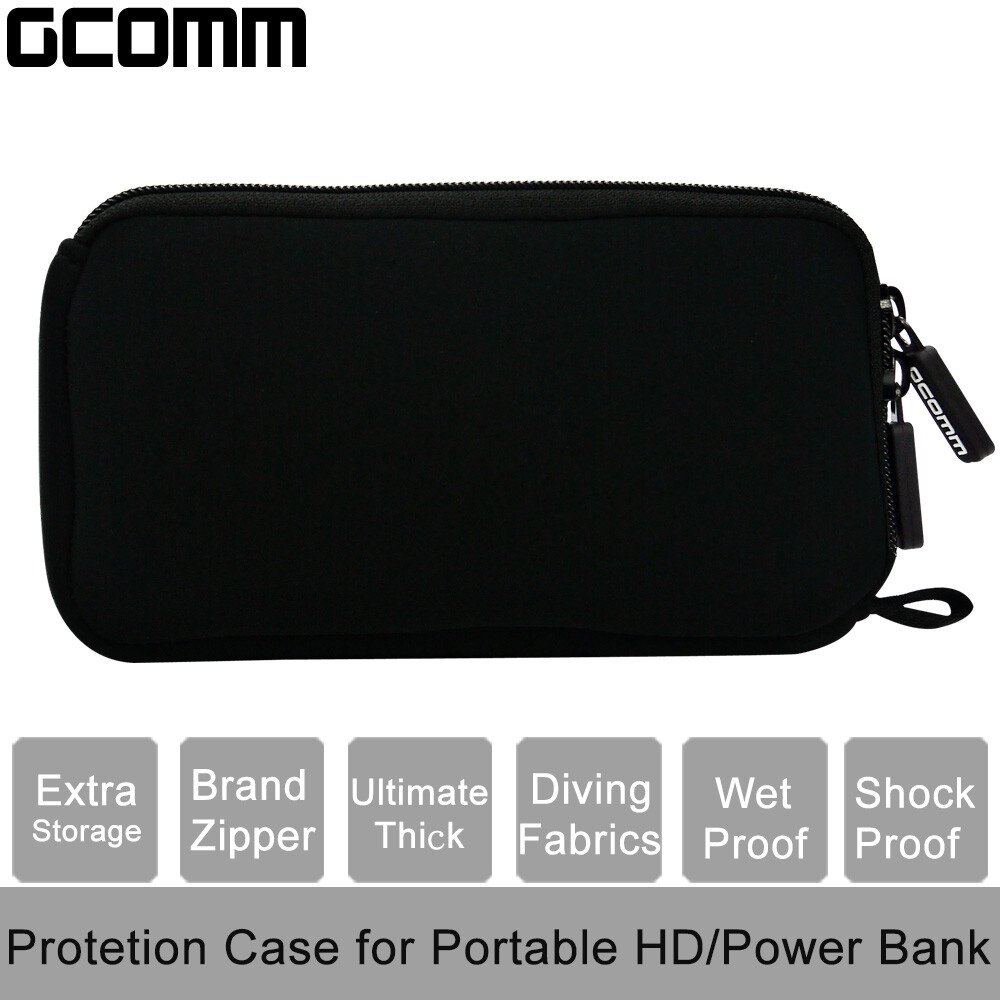 GCOMM Multi-Function Extra Thick Soft Light Carrying Case for Ext Hard Drive