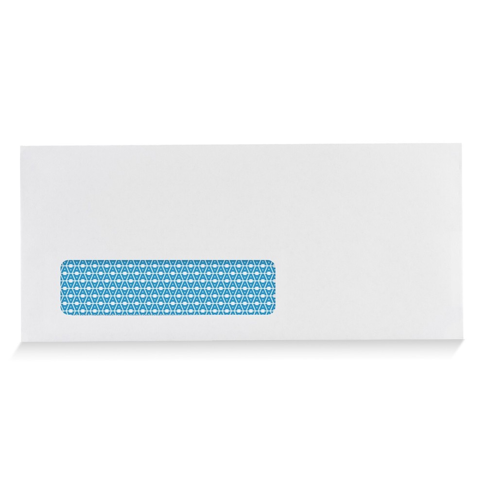 2500 #10 Single Left Window Security Envelopes, Gummed Closure (35310-2500)
