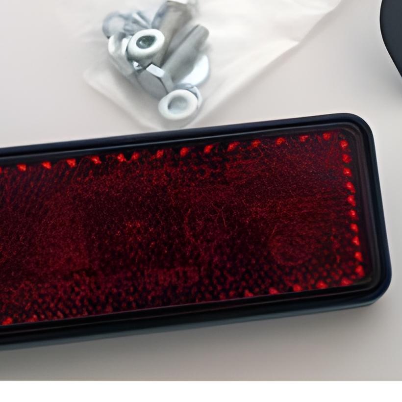Reflector with universal holder, 91.5 x 36 mm