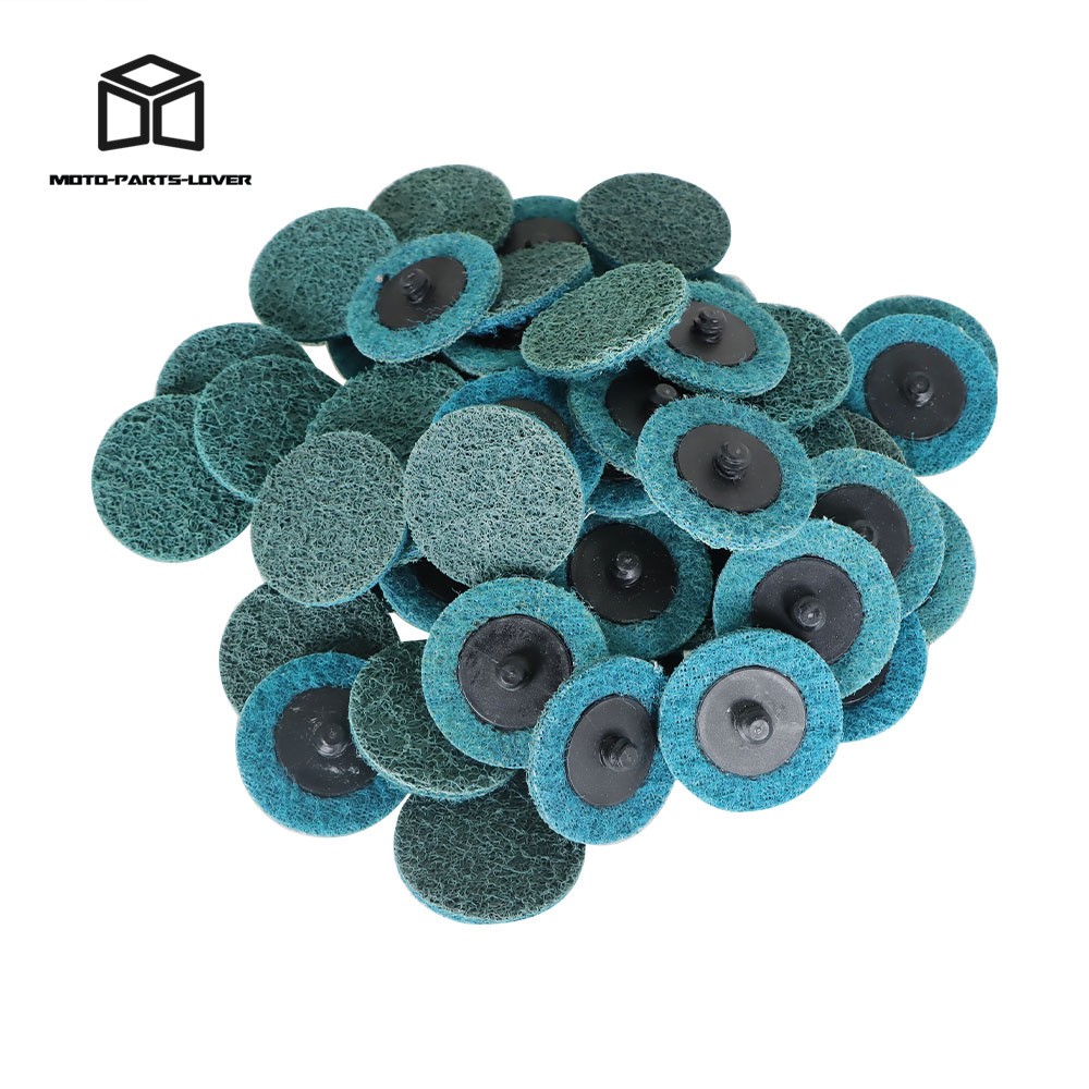 Fine Surface Conditioning Discs Roll Lock Grinder Sanding Pads 50Pcs 2" Disc