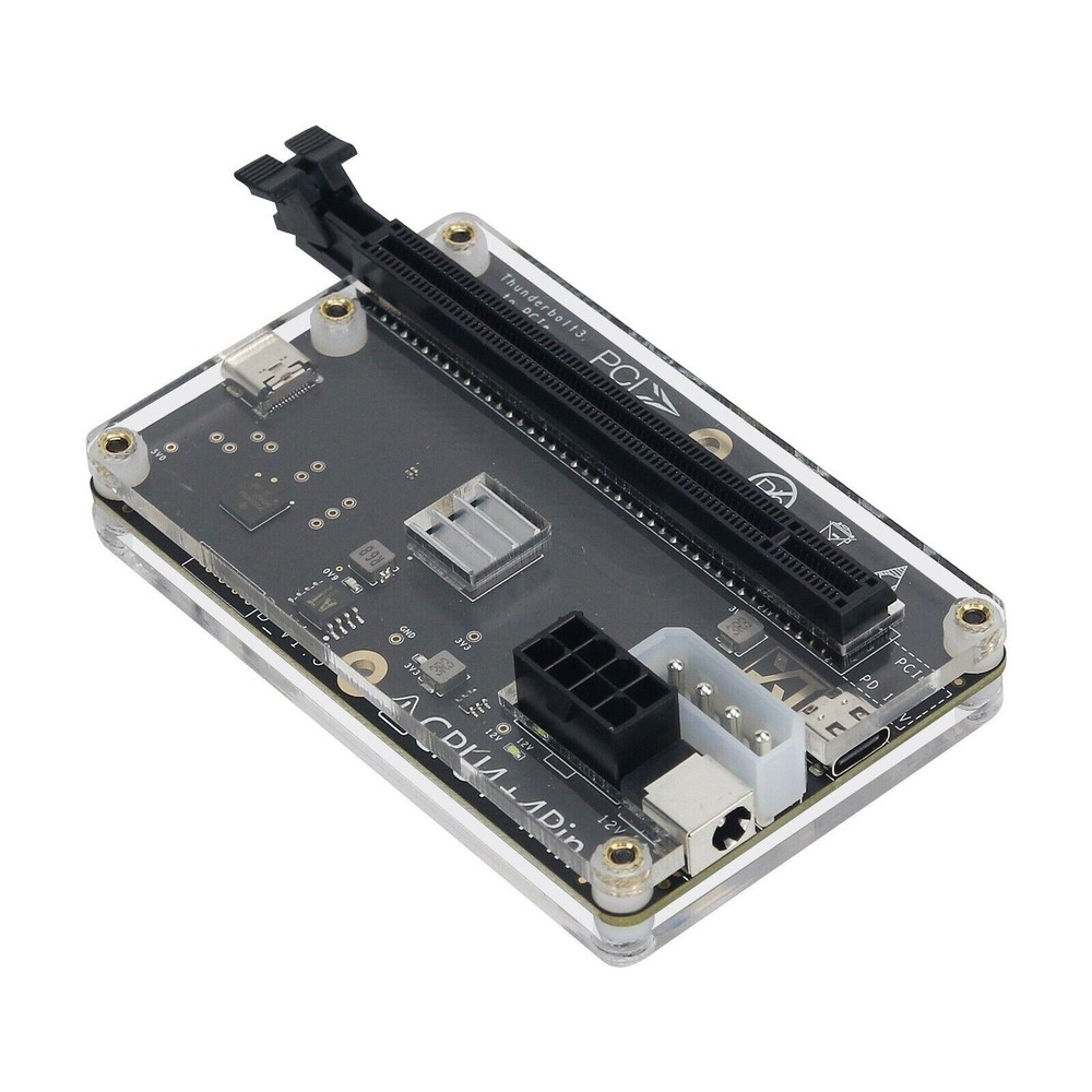 Graphics Card Dock External GPU Dock & USB4 Data Cable & Bracket for Thunderbolt