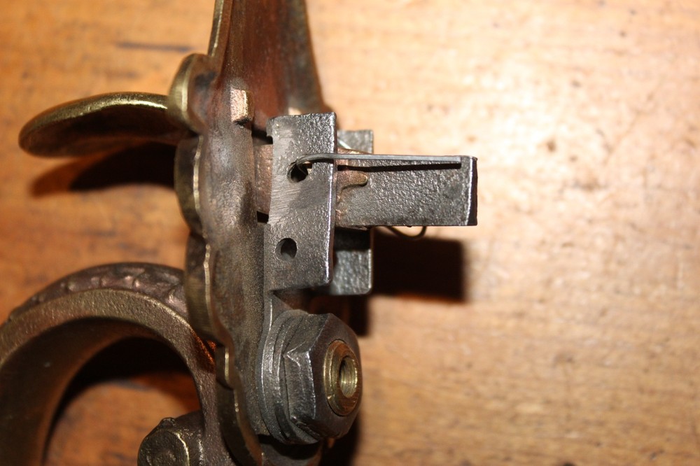 Antique Solid Cast Bronze Penn Hardware LM 599 Entry Thumb Pull Handle X-49