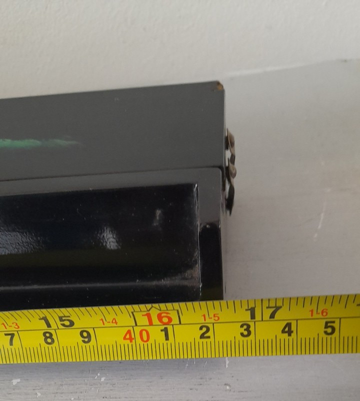 Vintage Japanese Maki-E Lacquer Calligraphy Hinged Paint Box