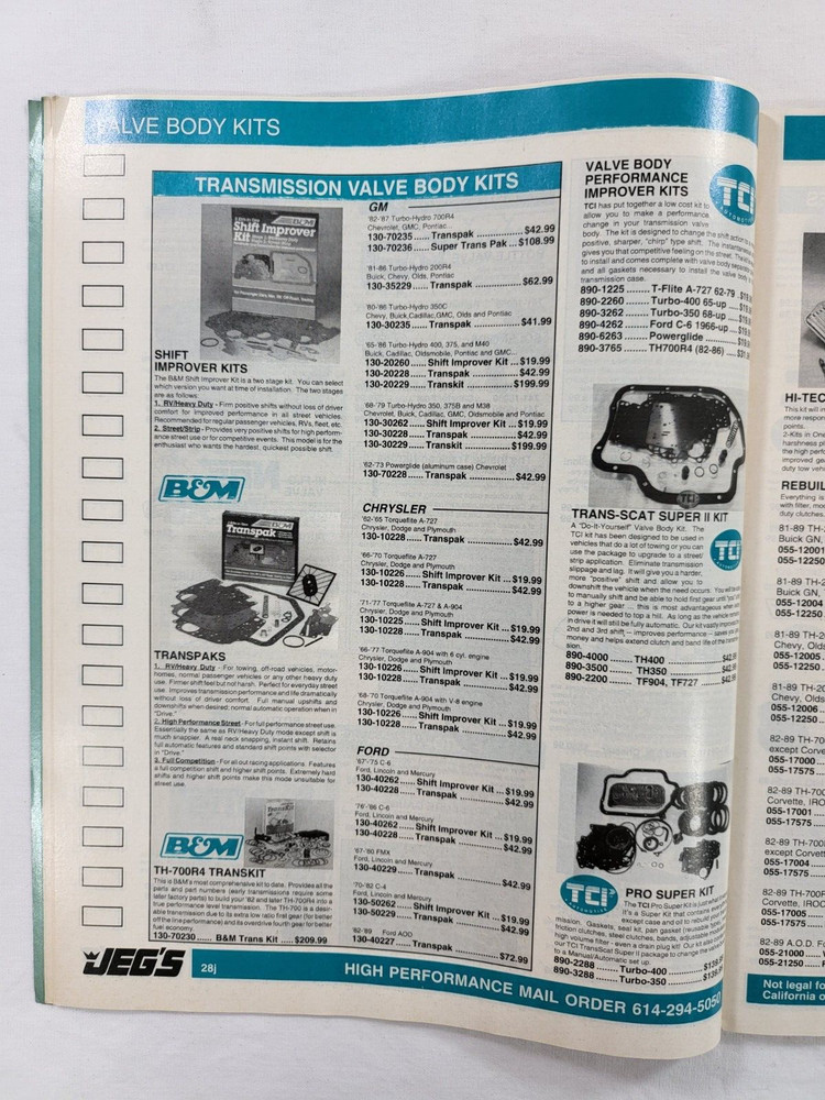 1991 JEG'S Spring High Performance Automotive Catalog - Genuine