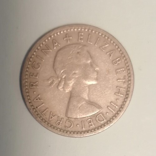 1954 6 Pence Elizabeth II