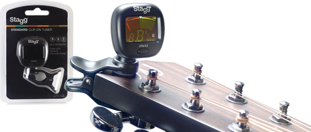 Automatic Chromatic Clip-on Tuner