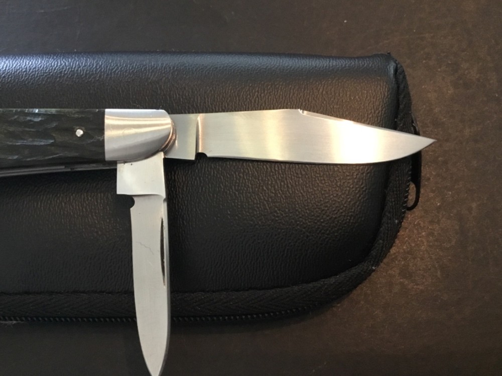 Custom Joel Chamblin 2bld Slipjoint Folder Folding Knife