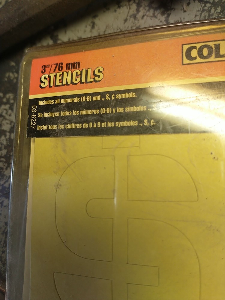COLE A TO Z STENCILS-3"-76mm