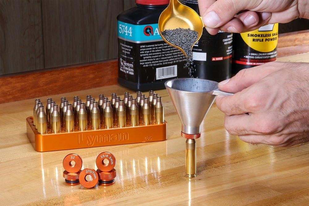 Lyman Products Brass Smith Pro Powder Funnel System
