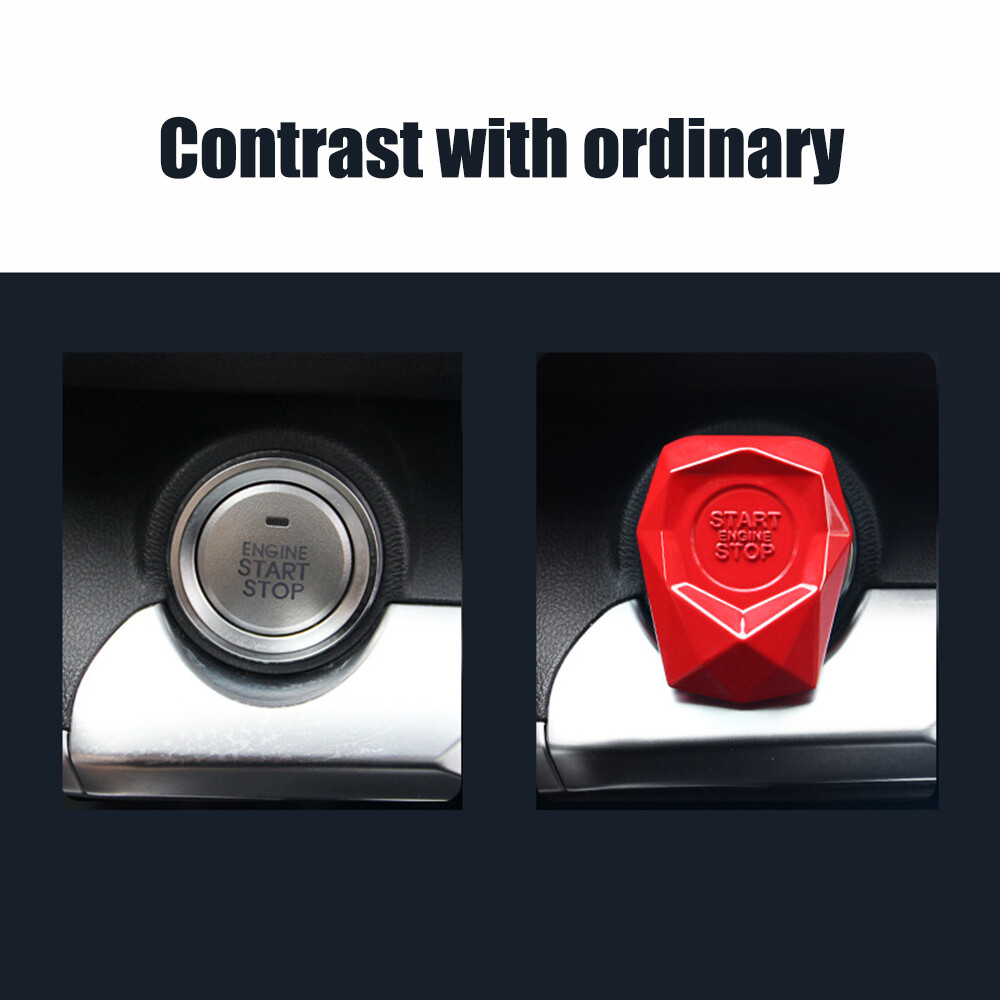 Car Engine Start Stop Push Button Switch Covers Trim Accessories