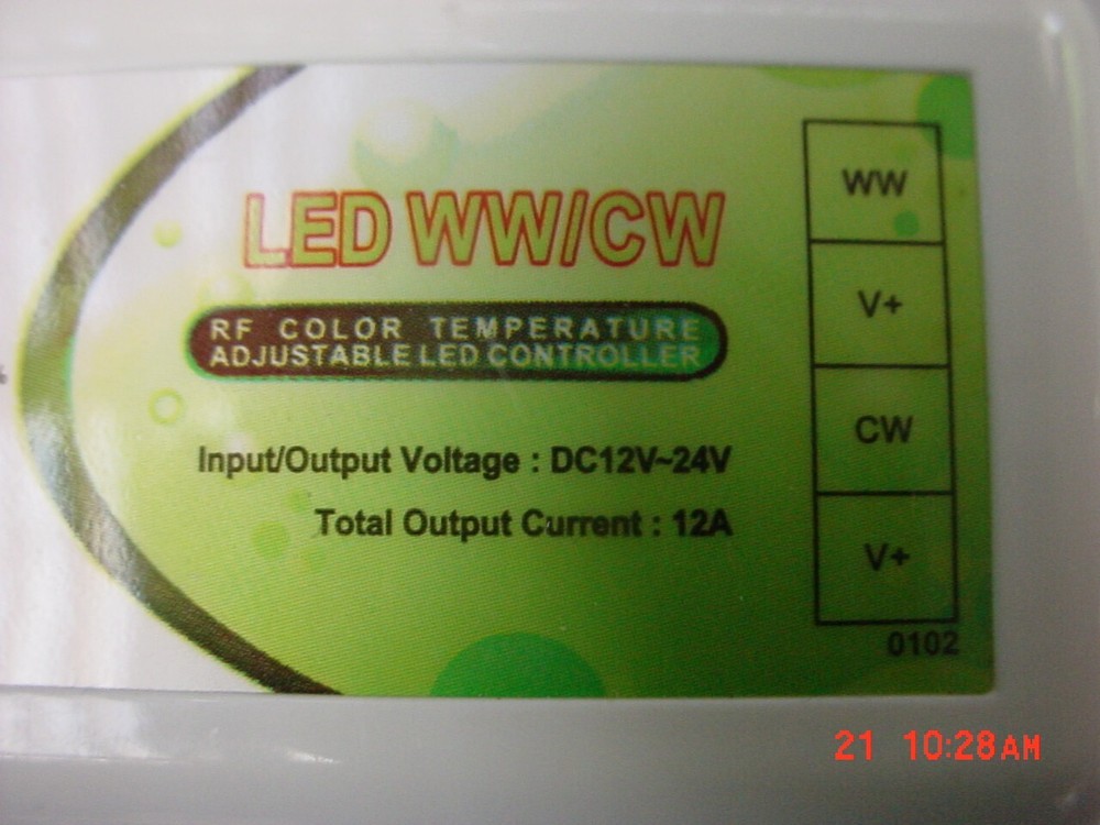 RF Color Temperature Adjustment LED Controller New in Box;