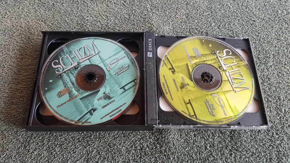 SCHIZM Mysterious Journey PC 2001 Five Discs D2