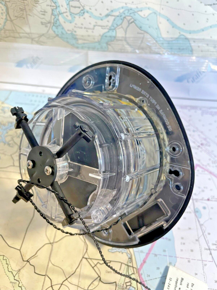 Plastimo Olympic 115 Compass - Horizontal Mount (Black)