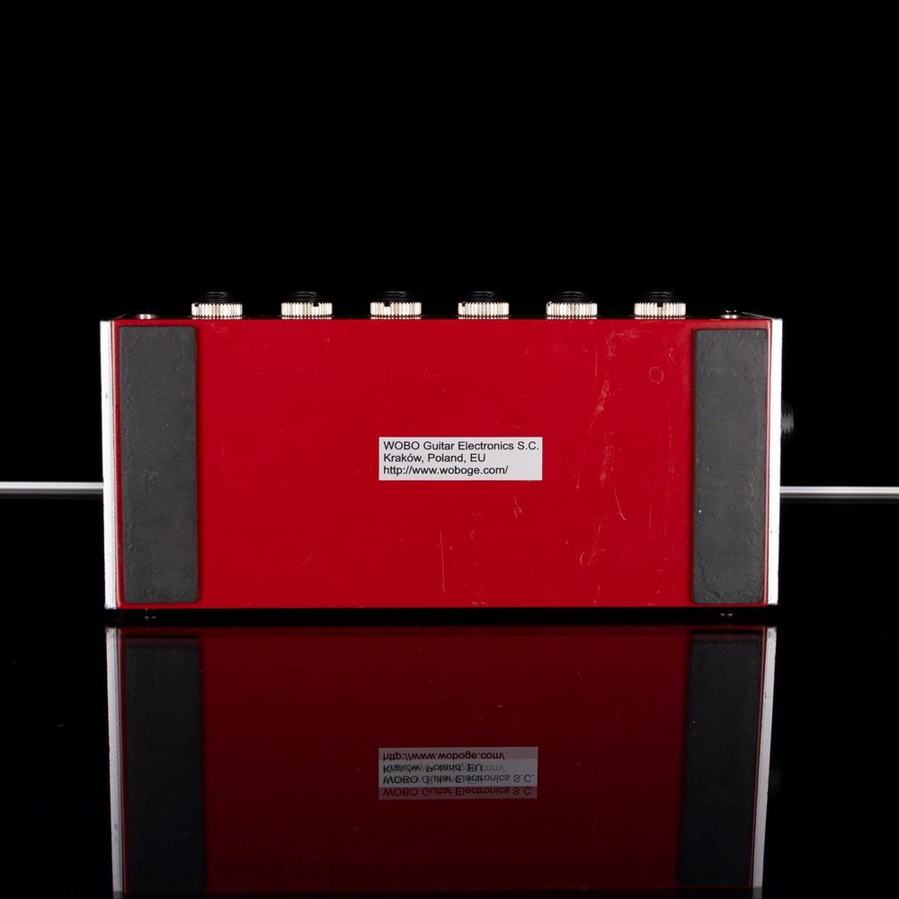 Used WOBO Guitar Electronics Double Looper Red