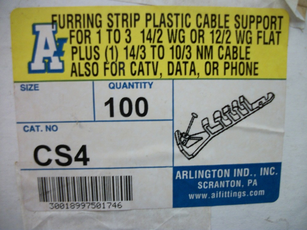 Plastic Cable Support CS4 [pack of 2]