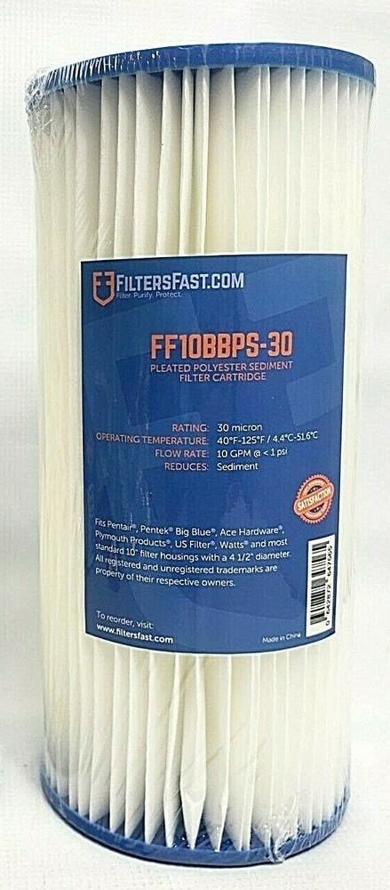 Filters Fast FF10BBPS-30 Water Filter 30 Micron Replacement  R30-BB FXHSC NEW