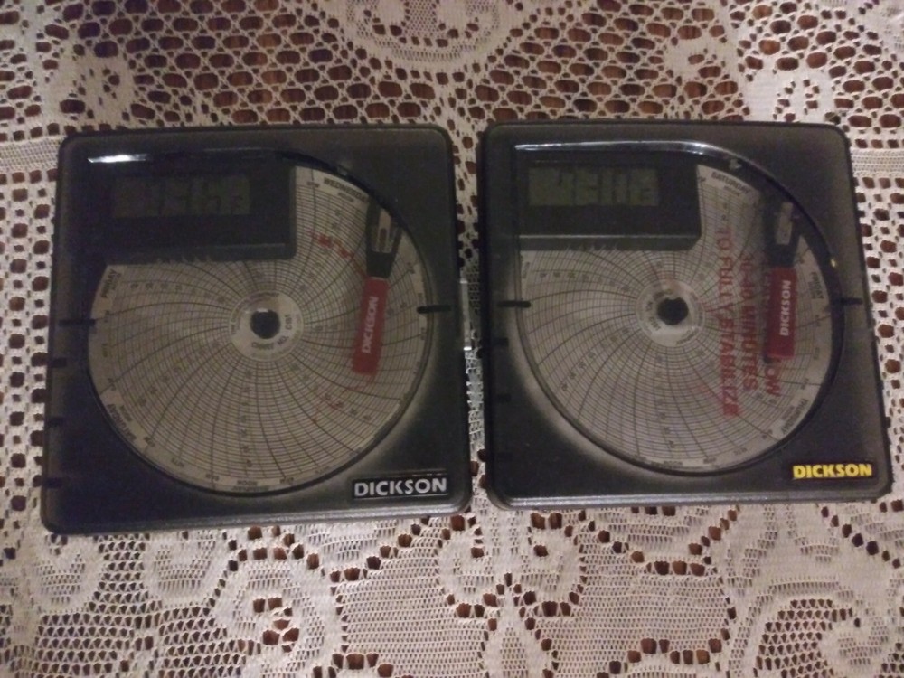 2 DICKSON SL4350 CHART RECORDERS