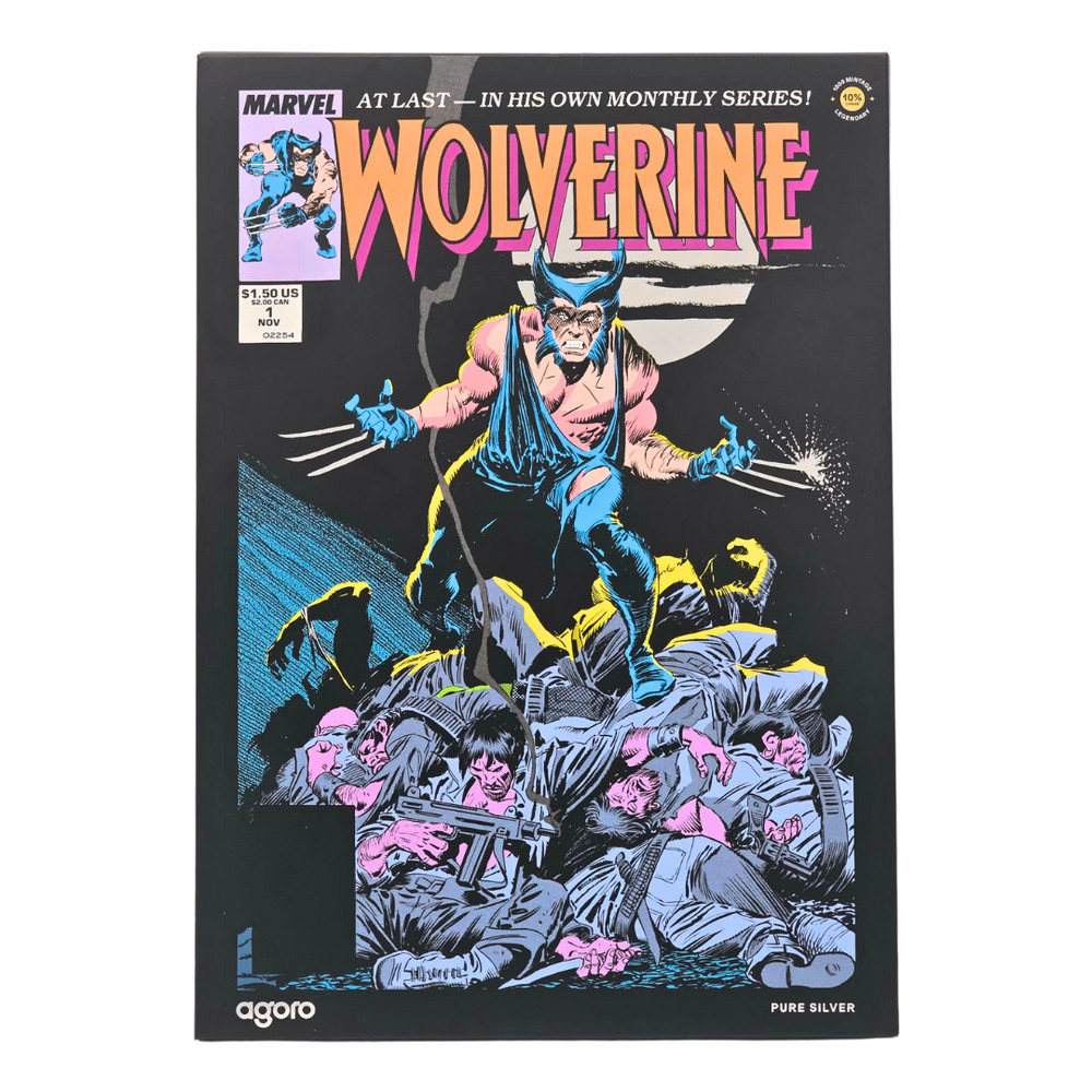 NZ Mint Marvel - Wolverine Comic Covers - Wolverine #1 1oz Silver Foil