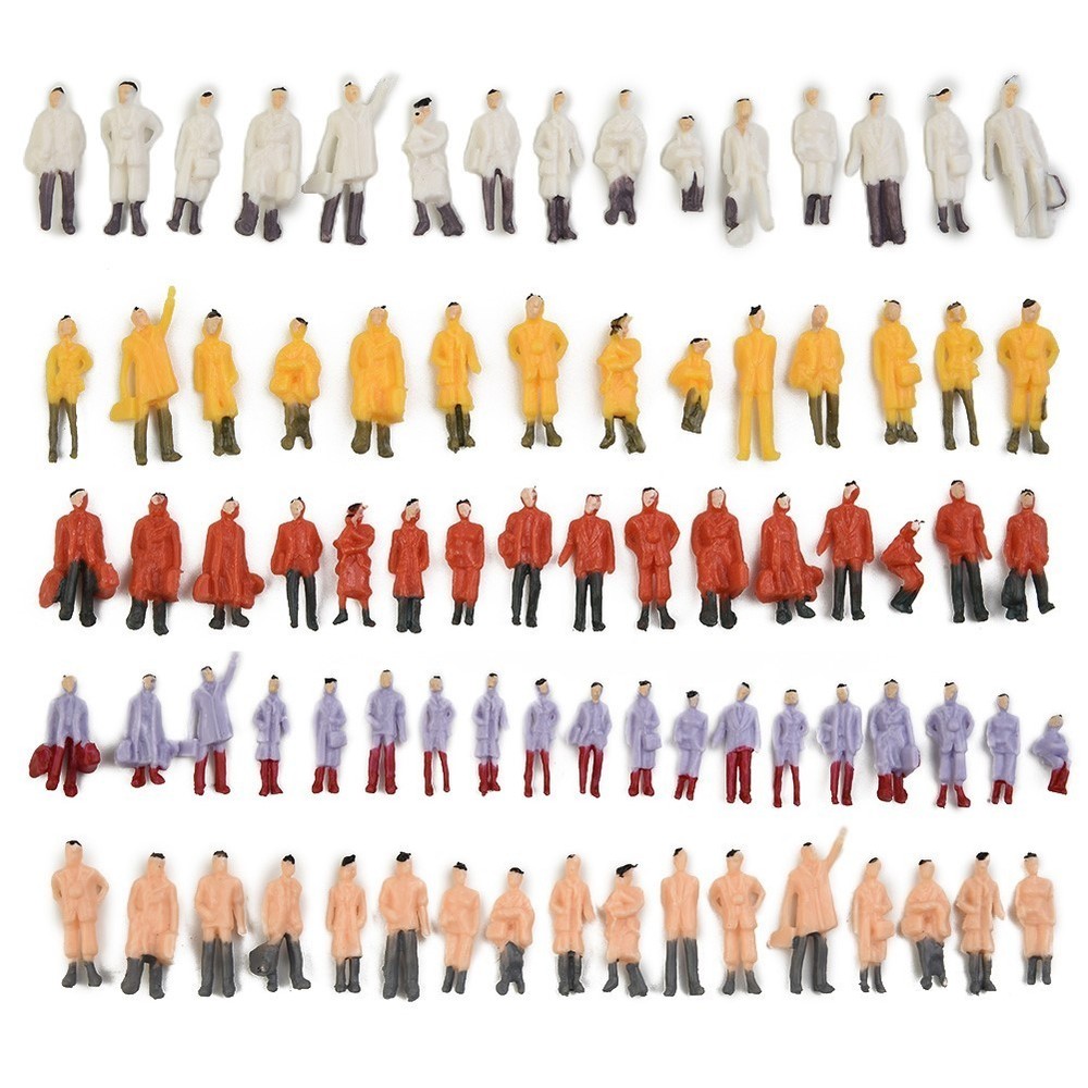 Railway Train Layout Accessories Brand New Mixed Batch Model Train Scenes