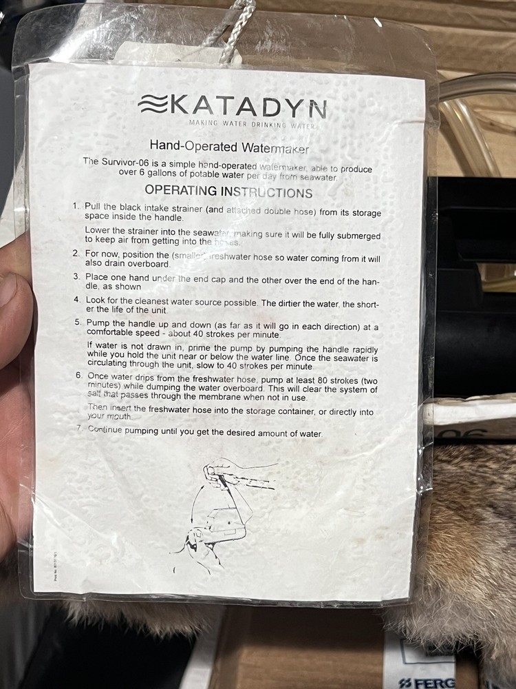 Katadyn Survivor-06 Hand Pump