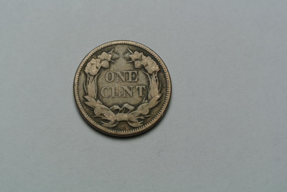 1857 Flying Eagle Cent, VG+ Condition - C5971