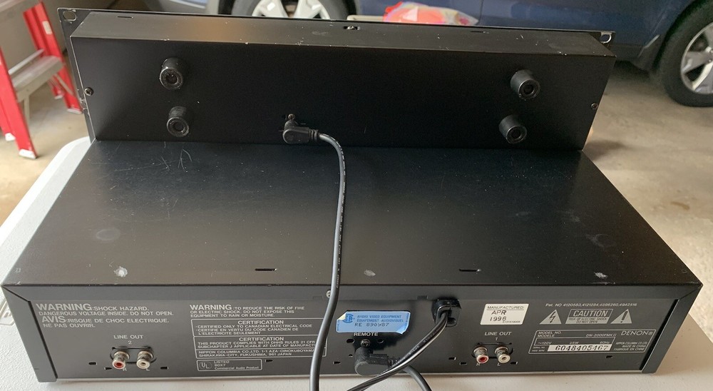 Denon DN-2000F MK2 Double CD Player And Remote Control Unit Powers Up Great