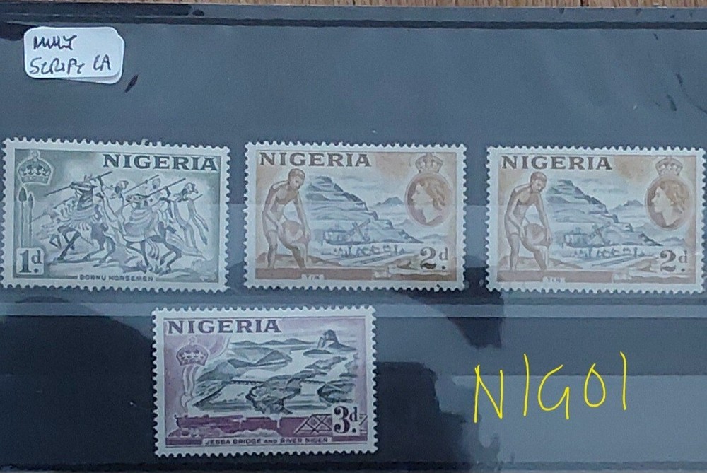 Nigeria Selection QEII Mint Multiple Script CA (NIG01)