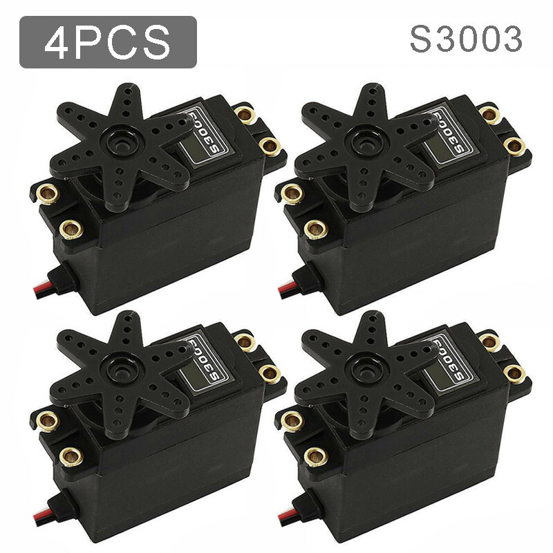 S3003 Standard Size RC Remote Control Airplane Nylon Geared Servo 3003 4PCS USA
