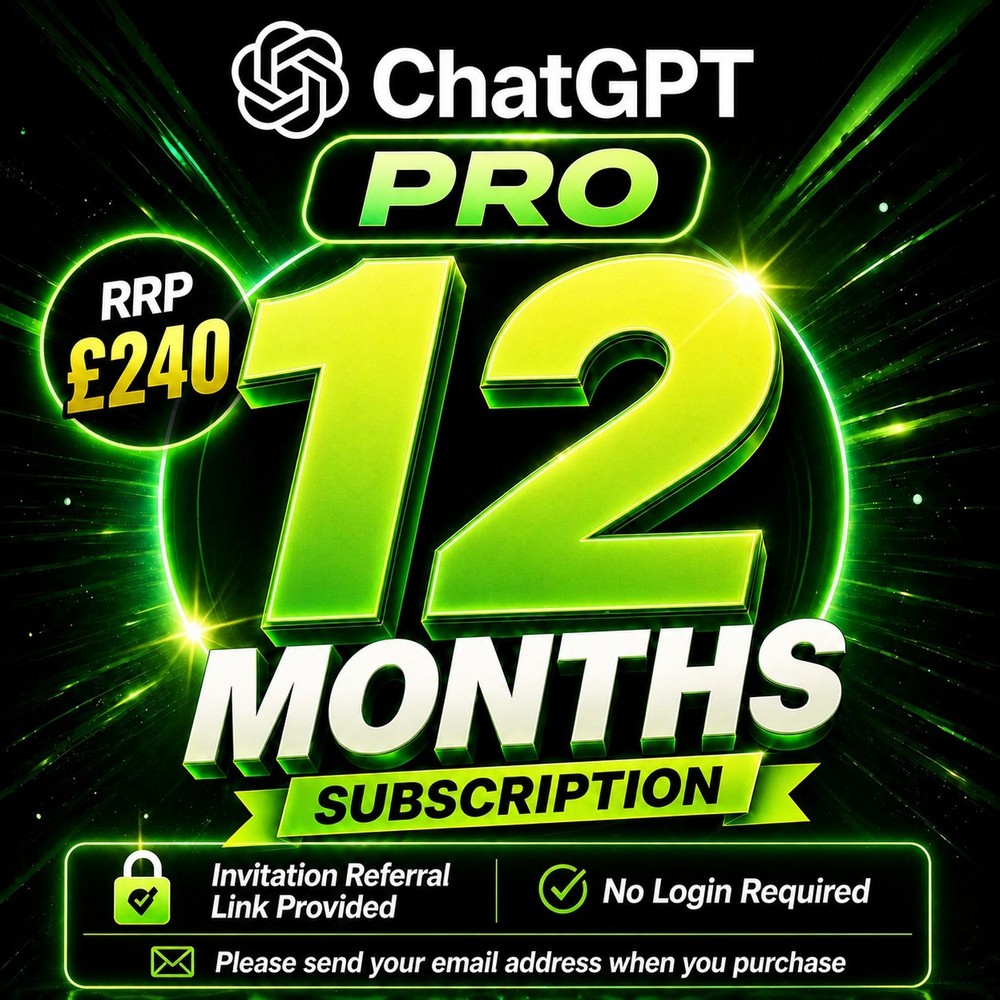 🔥 CHATGPT PLUS 12 MONTHS 1 YEAR