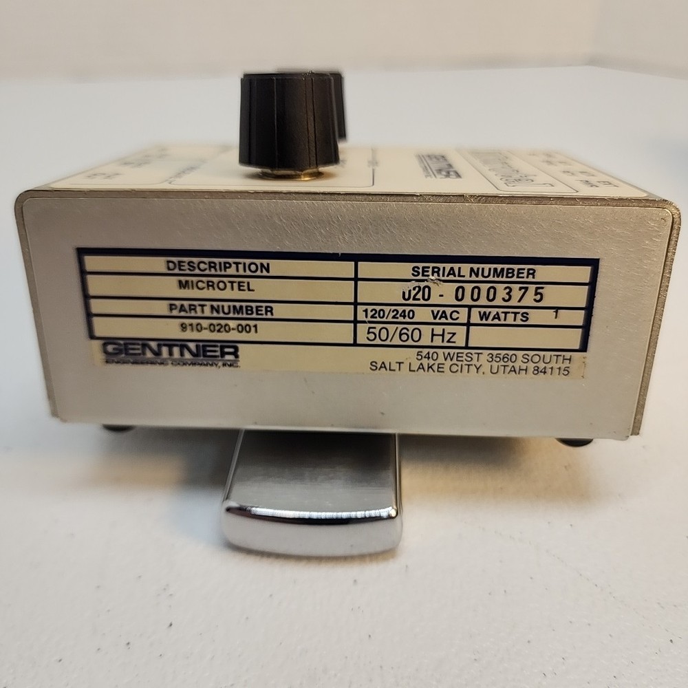 Gentner Microtel Broadcast Telephone Handset Line Interface Recording Patch IFB