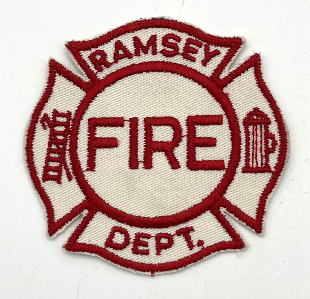 Ramsey New Jersey Fire Dept Patch