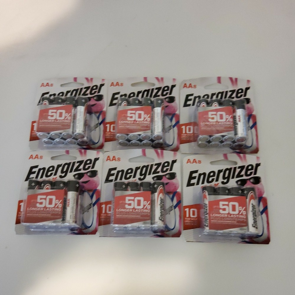(48 Count) Energizer Max Alkaline AA Battery Longest Lasting Exp 12/2030