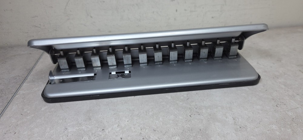 TUL Custom Note-Taking System Discbound 12-Hole Punch Silver Heavy Duty