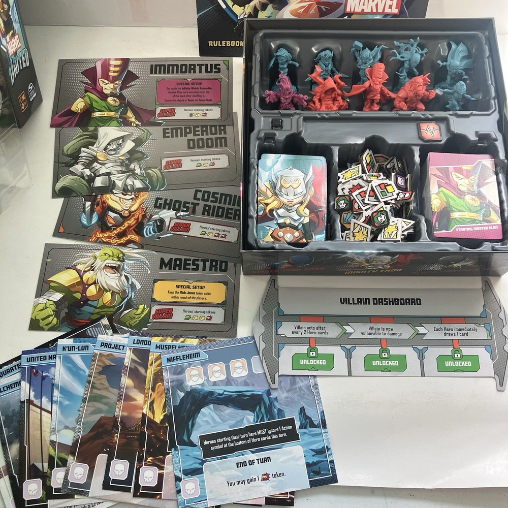 Marvel United: Multiverse Core Box Board Game By CMON Mint Condition