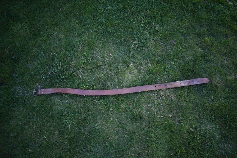 Old military belt