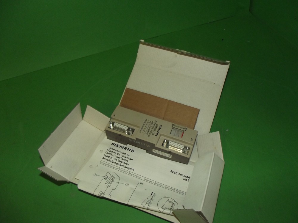 SIEMENS SIMATIC S5 100U 6ES5 316-8MA12 INTERFACE MODULE