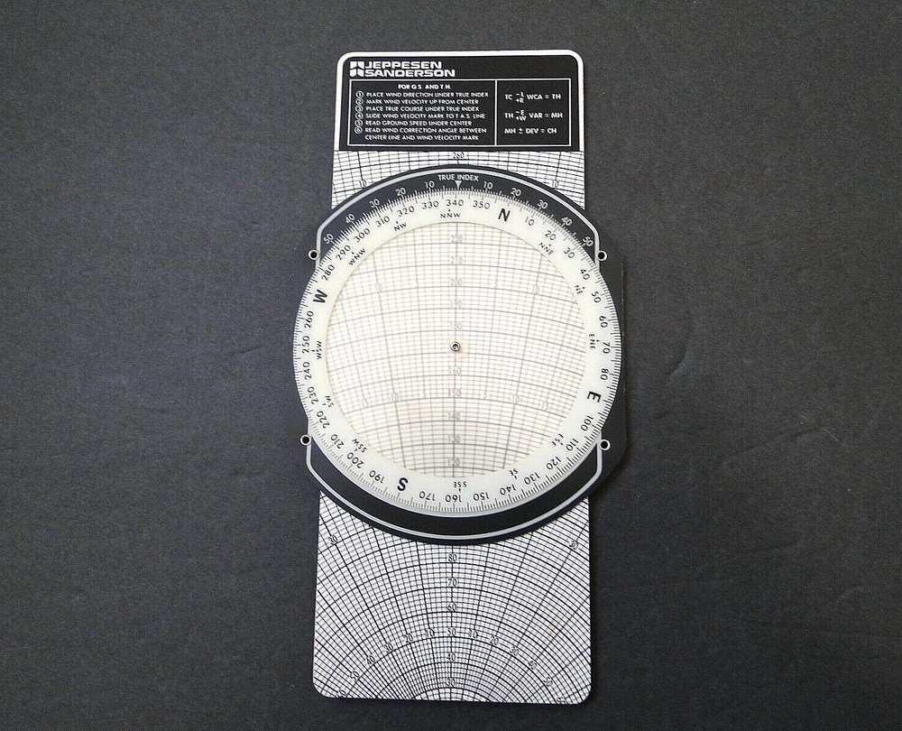 Jeppesen Slide Graphic Computer and Manual