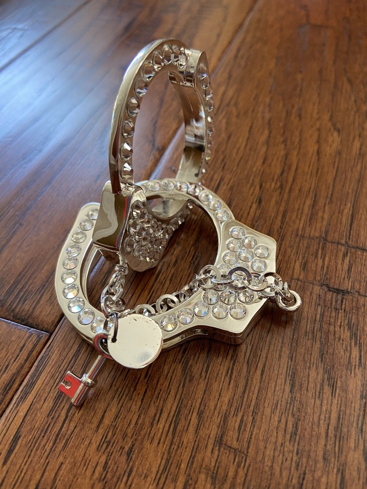 Rhinestone Decor Handcuffs From Neiman Marcus