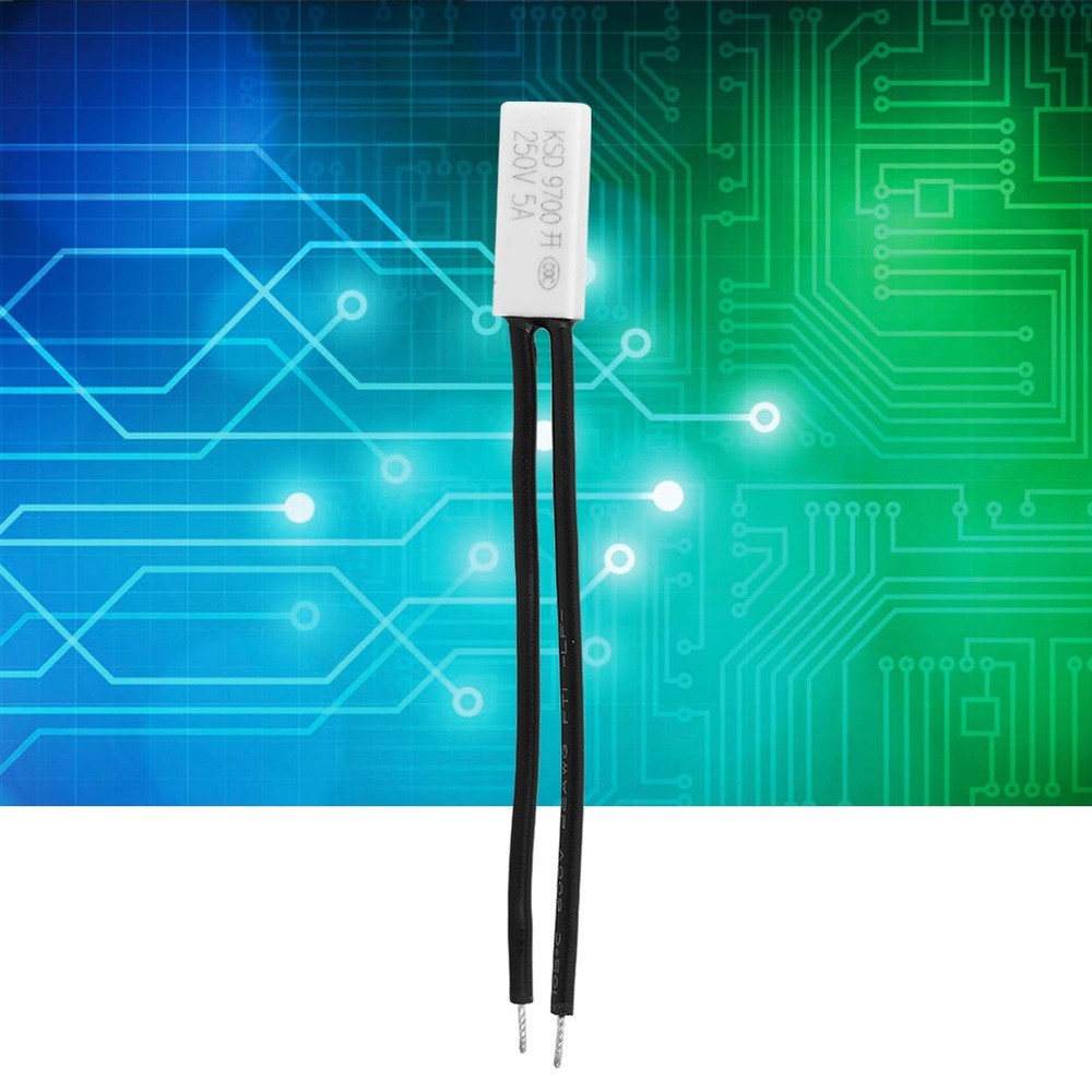 40℃ 10x KSD9700 Normally Open Temperature Control Switch Thermal Protector Plast