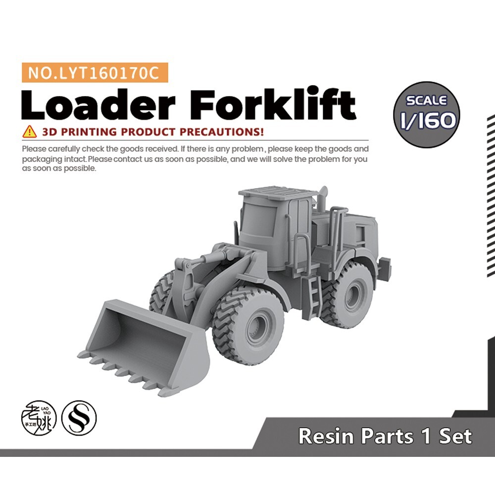 N Scale 1/160 Scene Model Loader Forklift