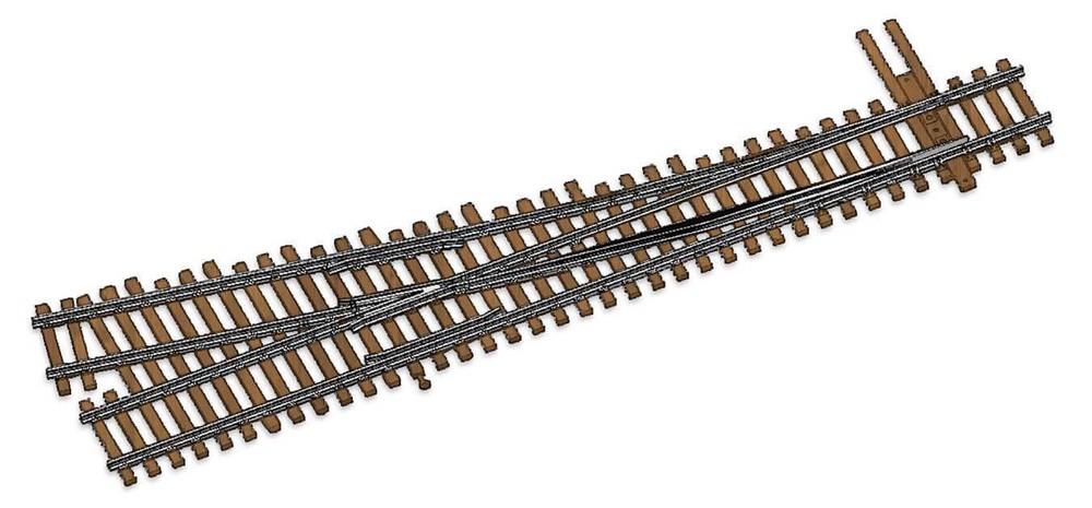 WalthersTrack Code 83 Nickel Silver DCC Friendly Number 4 Turnout - Right Hand