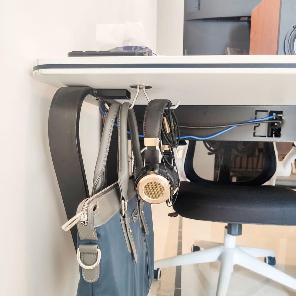 Mug Hooks Under Cabinet Coffee Cup Organizer Ceiling Storage Hanger Office Cafe