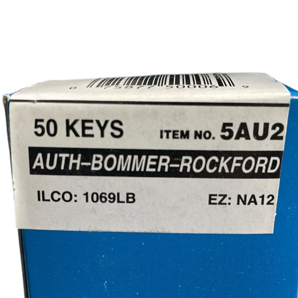 H.B TOOLS Key Blanks 5AU2 (100 Keys) G