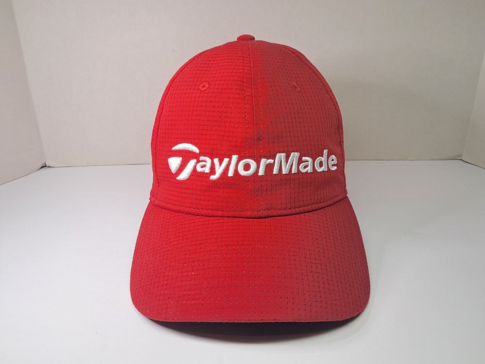 Taylormade M5 TP5 Strapback Hat/Cap Adjustable Red Golf
