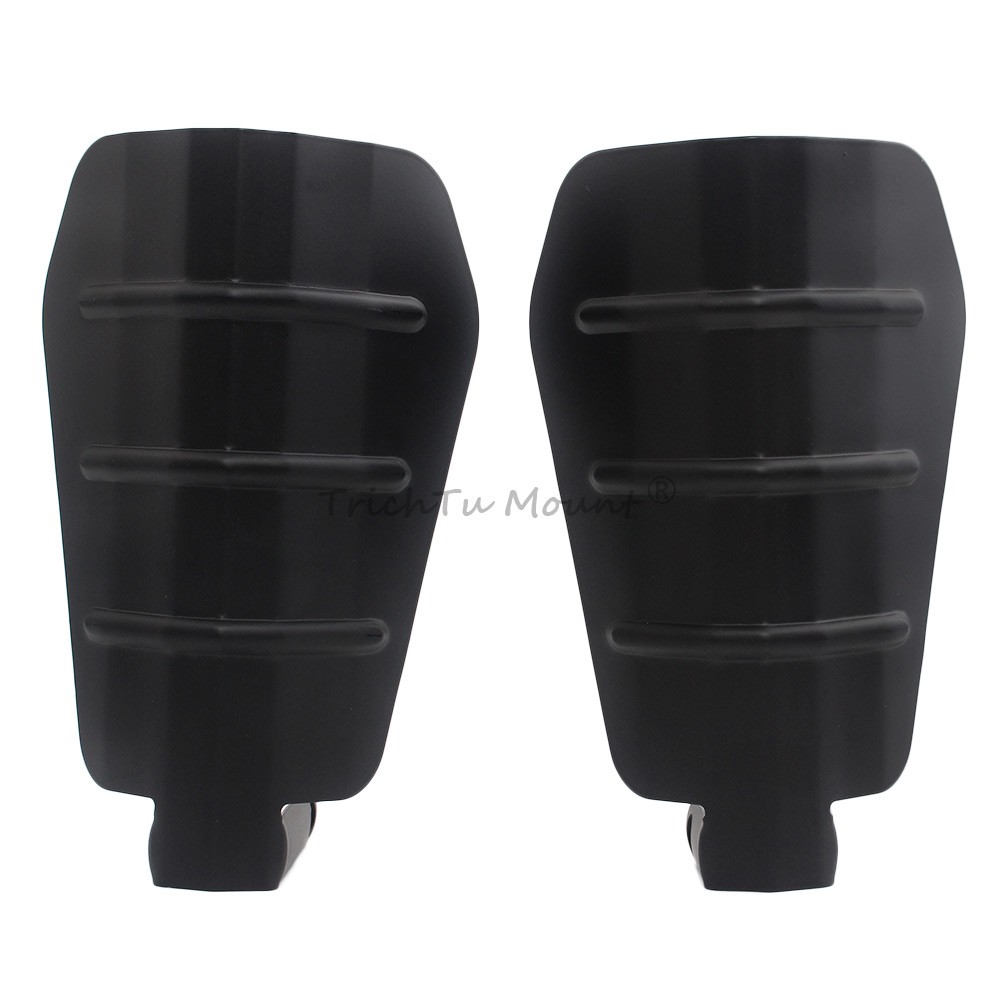 Black Handguards Hand Guards Protector Wind Deflector For Harley Touring Glide