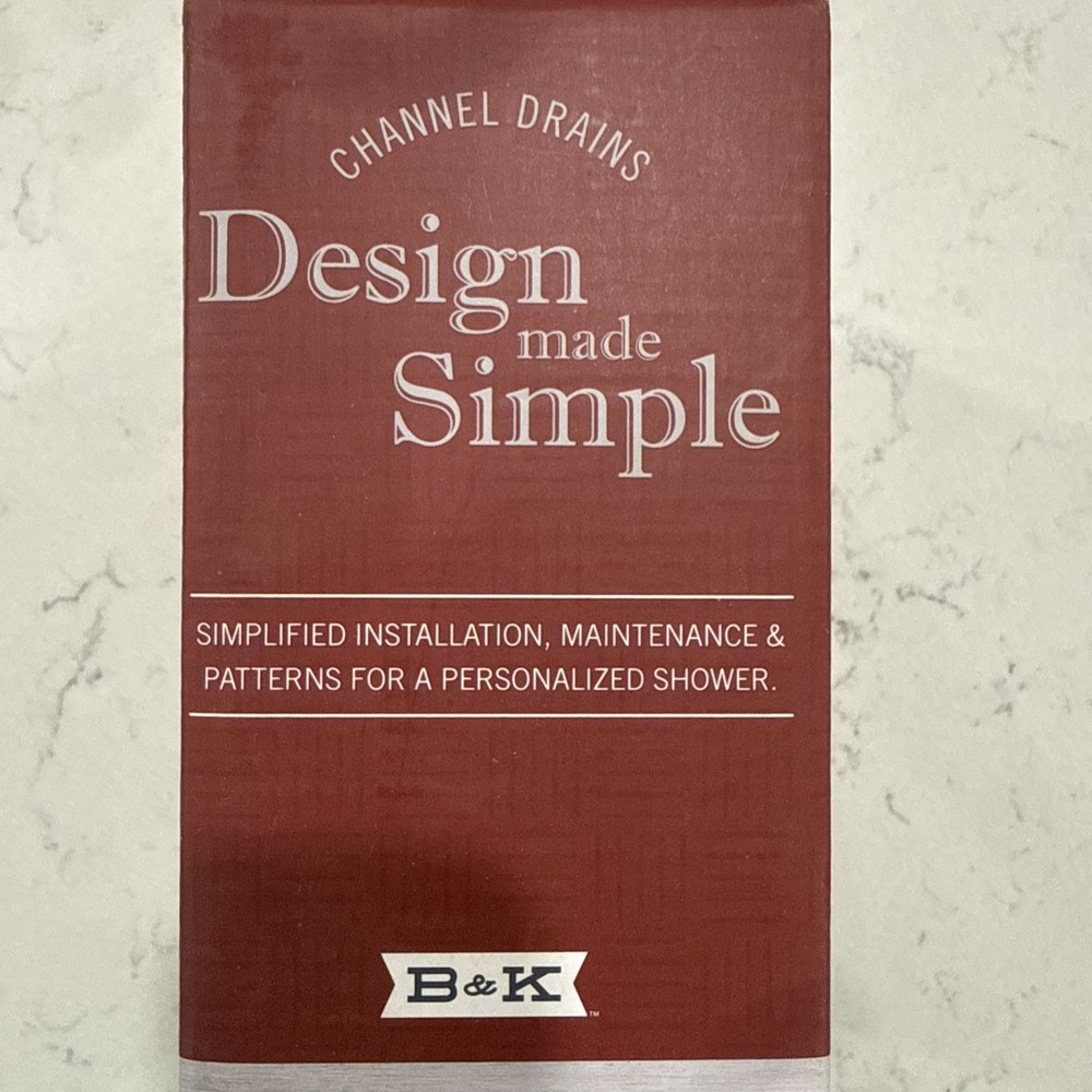 B&K 6-in Chrome Square Zero Pattern Shower Drain