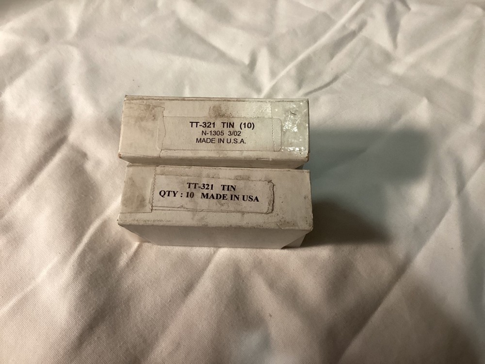 TT321 Carbide Turning Insert,  Tin Coated, 10-Pack