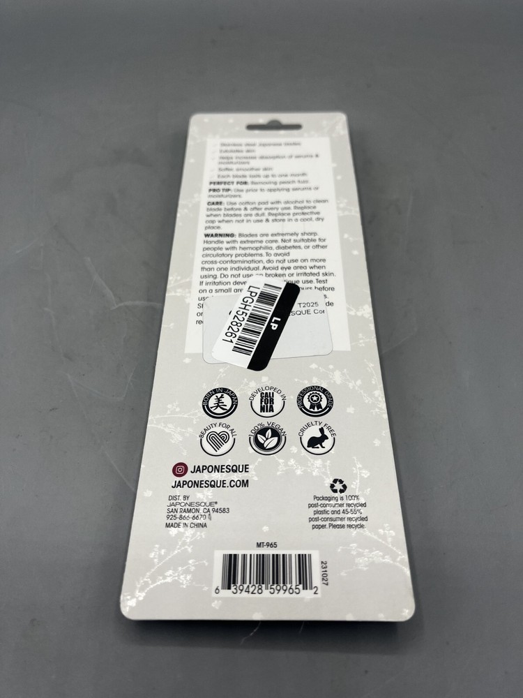 Japonesque Complexion Perfection Dermaplaner NEW Sealed