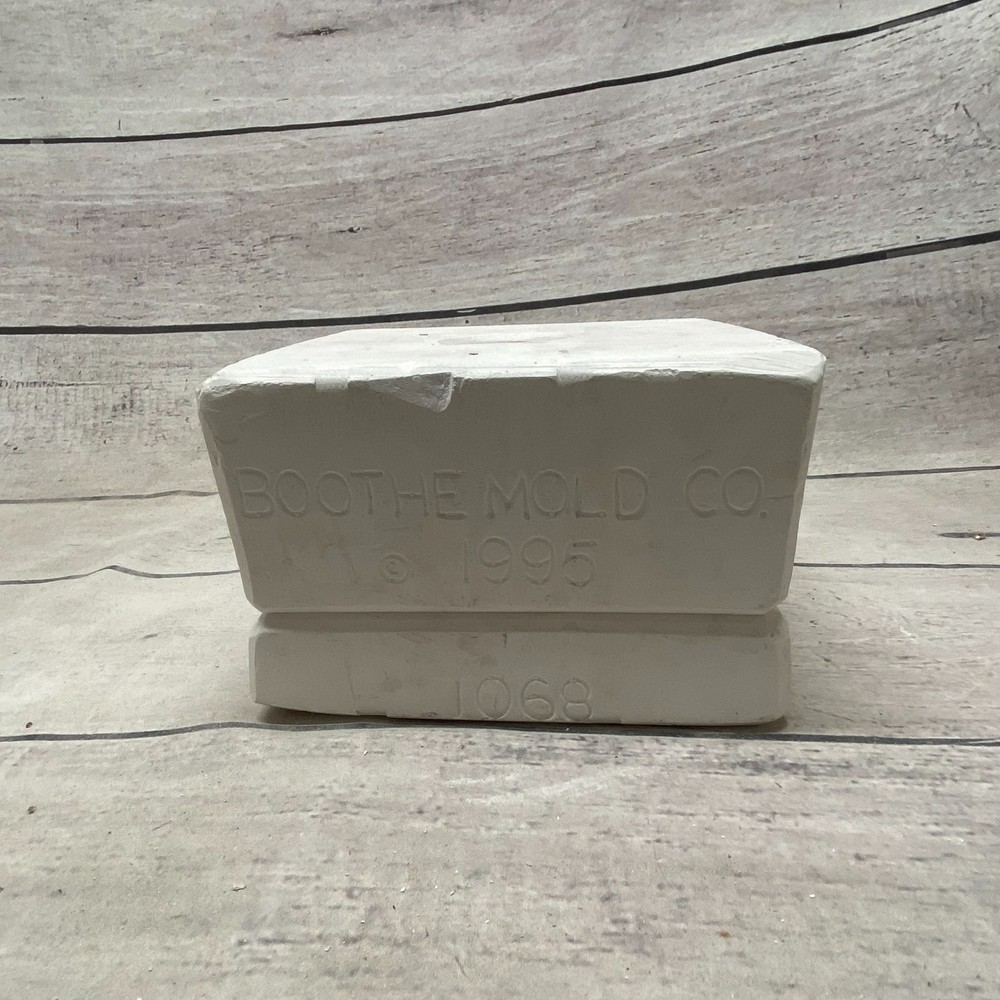 Vintage 1995 Boothe Mold Ceramic Casting Mold Plain Dip Server #1068