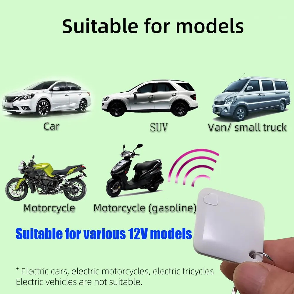 Car Wireless Immobilizer Engine Lock Anti-Theft Device Remote Control